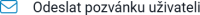 Odeslání pozvánky uživateli