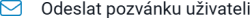 Odeslání pozvánky uživateli