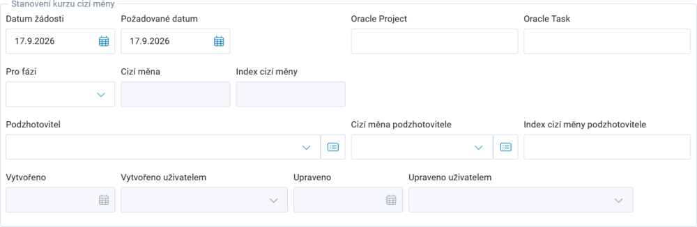 Stanovení kurzu cizí měny